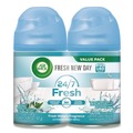 Odor Control | Air Wick 62338-82093 Freshmatic Ultra 5.89 oz. Aerosol Spray Refill - Fresh Waters (3/Carton) image number 1