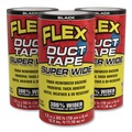 Tapes | Flex Seal Products DTBLKR7520 7.5 in. x 20 ft. 39 mil Flex Super Wide Duct Tape - Black (3/Carton) image number 0