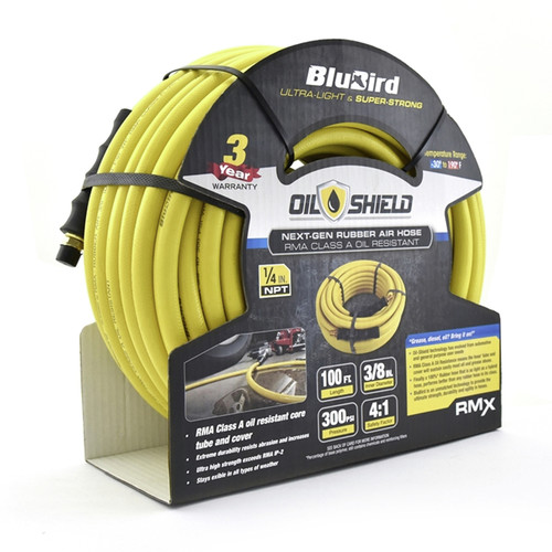 Air Hoses and Reels | BluBird OS38100 BluBird Oil Shield 3/8 in. x 100 ft. Air Hose image number 0