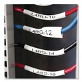 Labels | DYMO 18055 0.5 in. x 5 ft. Rhino Heat Shrink Tubes Industrial Label Tape - White/Black Print (1-Roll) image number 4