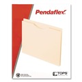 Office Jansan | Pendaflex 23200EE 2-Ply Straight Tab Legal Size Reinforced File Jackets - Manila (50/Box) image number 3