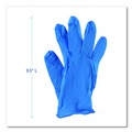 Disposable Gloves | Boardwalk 395MBXA 5 mil. Disposable Powder-Free Nitrile Gloves - Medium, Blue (100/Box) image number 3
