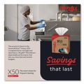 Cleaning & Janitorial Supplies | WypAll 83550 X50 9-1/10 in. x 12-1/2 in. Cloth Pop-Up Box - White (176/Box 10 Boxes/Carton) image number 4