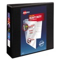 Office Jansan | Avery 79693 3 Locking One Touch EZD Rings 3 in. Capacity 11 in. x 8.5 in. Heavy-Duty View Binder with DuraHinge - Black image number 0