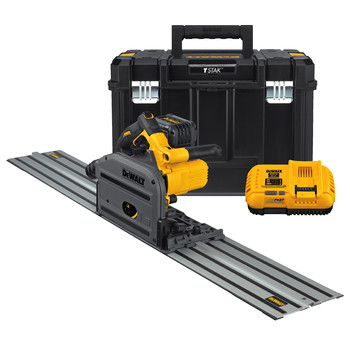 TRACK SAWS | Dewalt DCS520ST1 FLEXVOLT 60V MAX Brushless Lithium-Ion 6-1/2 in. Cordless TRACKSAW Kit (6 Ah)