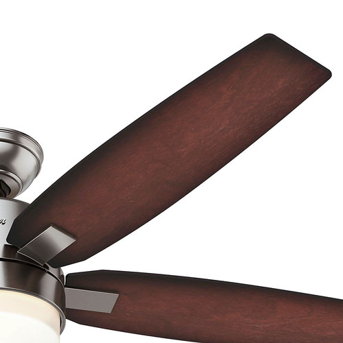 Hunter 59039 54 In Windemere Contemporary Brushed Nickel