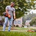 String Trimmers | Factory Reconditioned Husqvarna 970694802 130L 28cc 18 in. Cutting Width Gas String Trimmer image number 9