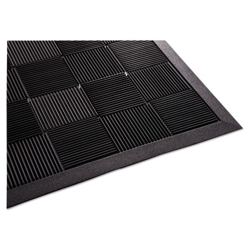 FLOOR MATS | Guardian PARQUET3X5 36 in. x 60 in. Parquet Wiper Scraper Mat - Black