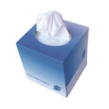 GEN 2-Ply Facial Tissue Cube Box - White (36 Boxes/Carton)