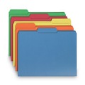 Office Jansan | Smead 10229 Interior File Folders with 1/3-Cut Tabs - Letter, Assorted (100/Box) image number 1