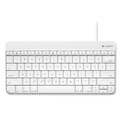 Office Electronics & Batteries | Logitech 920-006341 Wired Keyboard for iPad - White image number 1