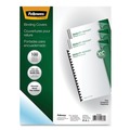 Office Jansan | Fellowes Mfg Co. 52089 Crystals Transparent Presentation Covers for Binding Systems - Letter, Clear (100/Pack) image number 0