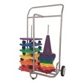 Office Filing Cabinets & Shelves | Champion Sports SC036 16 in. x 32 in. x 48 in. 132 lb Capacity Scooter Storage Cart - Silver image number 3