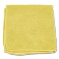 Cleaning Cloths | Boardwalk BWK12YELCLOTH 12 in. x 12 in. Microfiber Cleaning Cloths - Yellow (12/Pack) image number 0