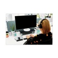 Office Jansan | 3M MS90B 20 in. x 12 in. x 1 in. to 5.78 in. 40-lb. Capacity Adjustable Monitor Stand - Black/Silver image number 4