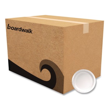 Boardwalk CP9B1008125A 9 in. Diameter Paper Dinnerware Plate - White (1000/Carton)