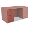  | Alera ALEVA542822MC 15.63 in. x 20.5 in. x 28.5 in. Valencia Series 2-Drawer Full File Pedestal - Medium Cherry image number 6