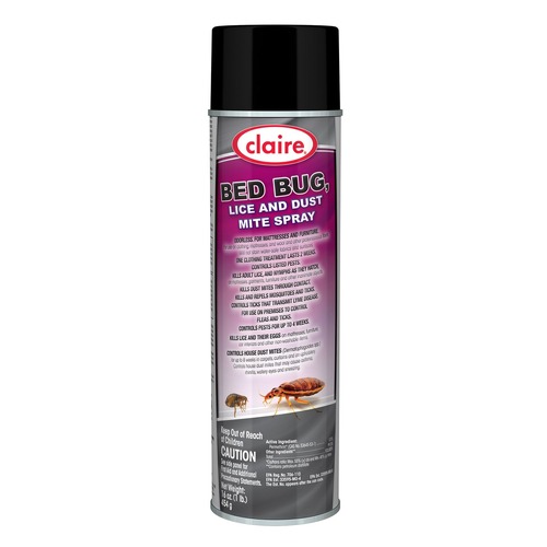 Office Jansan | Claire 1000001197 16 oz. Aerosol Spray Bed Bug Killer (12/Carton) image number 0