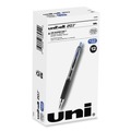  | uni-ball 33951 Medium 0.7 mm Blue Ink Signo 207 Gel Pen Retractable - Smoke/Black/Blue Barrel (1 Dozen) image number 0