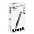 Office Jansan | uni-ball 33951 Medium 0.7 mm Blue Ink Signo 207 Gel Pen Retractable - Smoke/Black/Blue Barrel (1 Dozen) image number 0