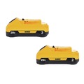 Batteries | Factory Reconditioned Dewalt DCB230-2R (2/Pack) 20V MAX 3 Ah Lithium-Ion Batteries image number 0