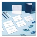 Office Jansan | Avery 08780 4 in. x 3 in. Horizontal Magnetic Style Name Badge Kit - White (24/Pack) image number 5