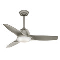 Ceiling Fans | Casablanca 59150 Wisp 44 in. Pewter Indoor Ceiling Fan with Light and Remote image number 0