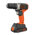 Combo Kits | Black & Decker BD2KIT702IC 20V MAX Brushed Lithium-Ion 3/8 in. Cordless Drill Driver and 1/4 in. Impact Driver Combo Kit (1.5 Ah) image number 1