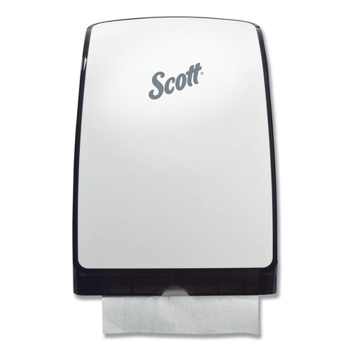 Paper & Dispensers | Scott 34830 9.88 in. x 2.88 in. x 13.75 in. Control Slimfold Towel Dispenser - White image number 0