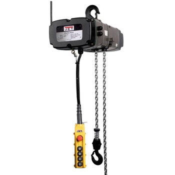 JET JT9-144001 460V 6.9 Amp TS Series 2 Speed 1/2 Ton 10 ft. Lift 3-Phase Electric Chain Hoist