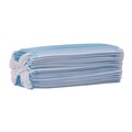 Masks | Boardwalk MS2000BX 3-Ply General Use Face Mask - Blue (50/Box) image number 7
