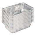 Bulk Savings Pricing 2 | Handi-Foil 206230 5.94 in. x 8.44 in. x 1.81 in. 2.25 lbs. Capacity Aluminum Oblong Pan - Silver (500/Carton) image number 1