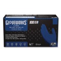 Disposable Gloves | Ammex GWRBN44100 9.5 in. 6 mil Heavy-Duty Industrial Nitrile Gloves - Medium/Royal Blue (1000/Carton) image number 0