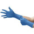 Disposable Gloves | MicroFlex SG375M-CASE 50-Piece SafeGrip Latex Gloves - Medium, Blue image number 1