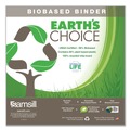  | Samsill 16987 11 in. x 8.5 in. 3 Rings 3 in. Capacity Earth's Choice Plant-Based D-Ring View Binder - White image number 4