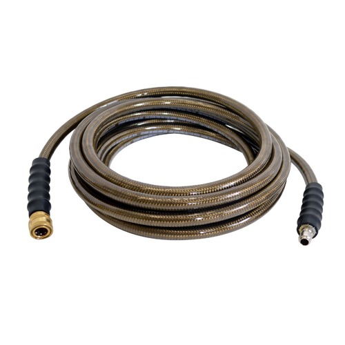 Presidents' Day Sale! Save $35 off $199 | Simpson 41113 Steel-Braided 3/8 in. x 25 ft. x 4,500 PSI Cold Water Replacement/Extension Hose image number 0