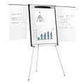 Easels | MasterVision EA23066720 39 in. - 72 in. High Tripod Extension Bar Magnetic Dry-Erase Easel - Black/Silver image number 4