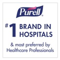 Hand Wipes | PURELL 9113-06 6.75 in. x 6 in. Fresh Citrus Sanitizing Hand Wipes - White, (6/Carton) image number 4