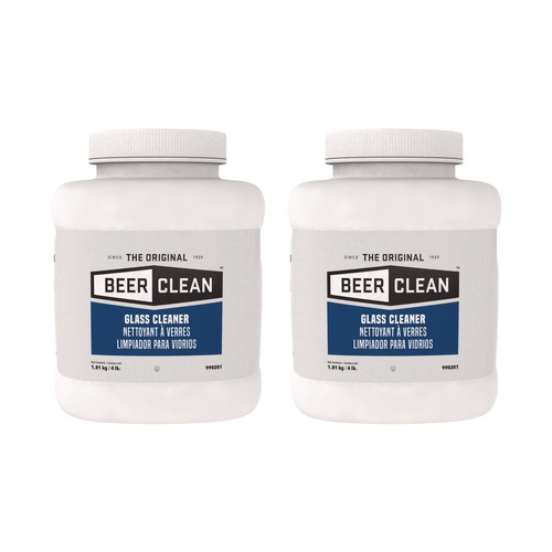 Cleaning & Janitorial Supplies | Diversey Care 990201 Beer Clean Unscented 4 lbs. Container Powdered Glass Cleaner (2/Carton) image number 0