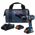Hammer Drills | Bosch GSB18V-975CB25 18V Brushless Lithium-Ion Connected-Ready 1/2 in. Cordless Hammer Drill Driver Kit with 2 Batteries (4 Ah) image number 0