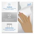 Toilet Paper | Scott 04007 Essential Coreless SRB Septic Safe 2-Ply Bathroom Tissue - White (36/Carton) image number 10