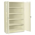 Office Filing Cabinets & Shelves | Tennsco J1878SU-CPY 48 in. x 18 in. x 78 in. Assembled Jumbo Steel Storage Cabinet - Putty image number 1