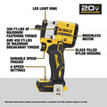 Dewalt DCF921B ATOMIC 20V MAX Brushless Lithium-Ion 1/2 in. Cordless Impact Wrench with Hog Ring Anvil (Tool Only) image number 4