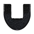 Office Jansan | Boardwalk PSCM-P-000I006M-00-21430 22 in. x 22 in. Rubber Commode Mat 2.0 - Black (6/Carton) image number 0