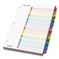  | Cardinal 60118 31 Tab 1 - 31 Letter Traditional Onestep Index System - Multicolor (31/Set) image number 1