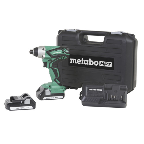 Impact Drivers | Factory Reconditioned Metabo HPT WH18DGLM 18V Variable Speed Lithium-Ion 1/4 in. Cordless Impact Driver Kit (1.3 Ah) image number 0