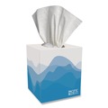 Cleaning & Janitorial Supplies | Georgia Pacific Professional 46200 Pacific Blue Select 2-Ply Cube Box Facial Tissue - White (36/Carton) image number 4