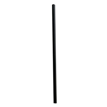 Boardwalk 7.75 in. Wrapped Giant Polypropylene Straws - Black (7200/Carton)