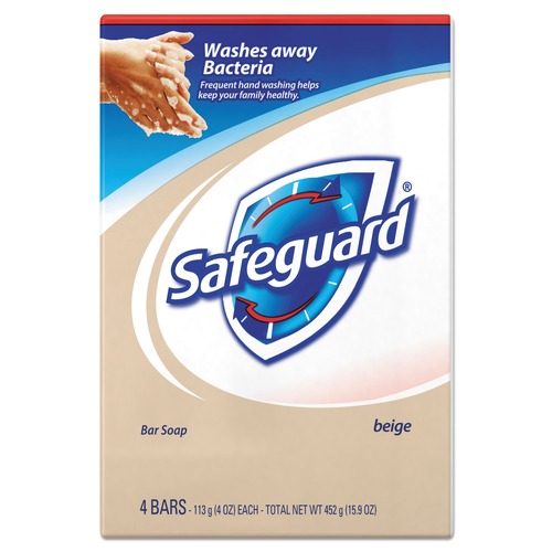 Hand Soaps | Safeguard 08833 4 oz. Light Scent Deodorant Bar Soap (48/Carton) image number 0