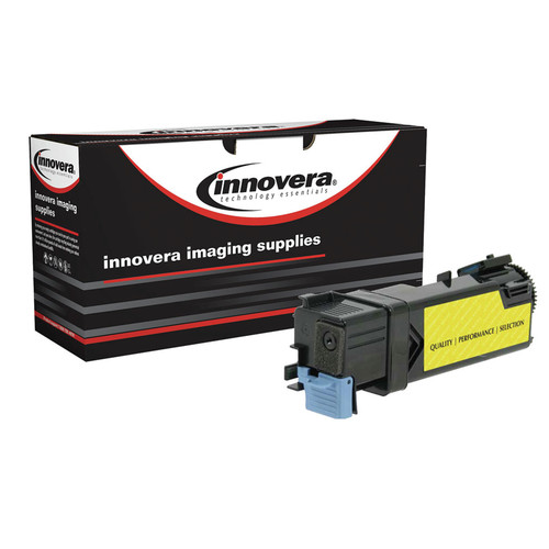 Ink & Toner | Innovera IVR6500Y 2500 Page-Yield, Replacement for Xerox 6500 (106R01596), Remanufactured High-Yield Toner - Yellow image number 0